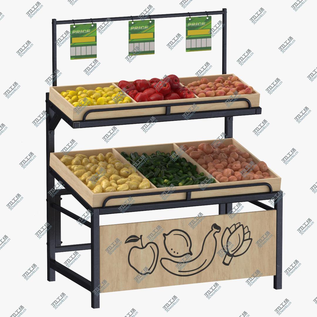 images/goods_img/202105072/3D Wooden Display Rack 06 With Fruits and Vegetables/1.jpg